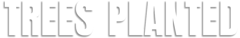 Trees Planted counter text